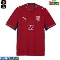 Tschechische Republik Tomas Soucek #22 Heimtrikot EM 2024 Kurzarm